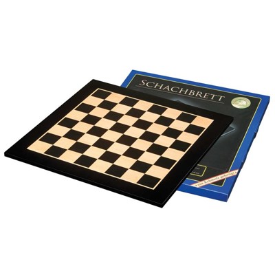 Šachovnice dřevěná -  Brüssel, černá - 40 mm