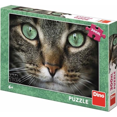 Puzzle XL - Zelenooká kočka (300 dílků)