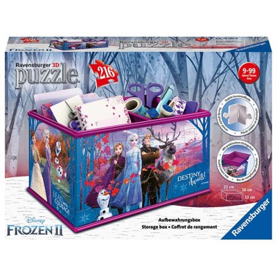 Puzzle 3D Úložná krabice - Frozen (216 dílků)