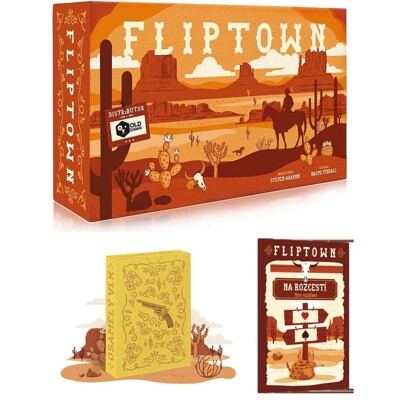 Fliptown (CZ) Základní hra + Osamělý vlk (rozšíření) + Na rozcestí (rozšíření)