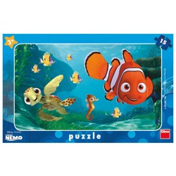 Puzzle - Nemo a želva (15 dílků)