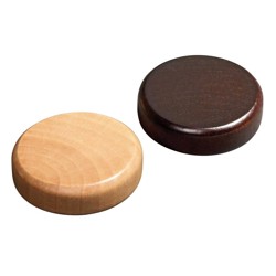 Dřevěné kameny na Backgammon - střední