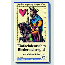 Einfachdeutsches Bidermeierspiel - hrací karty