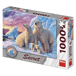 Puzzle Secret collection - Lední medvědi (1000 dílků)