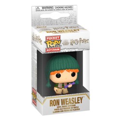 Funko POP: Keychain Harry Potter - Holiday Ron Weasley