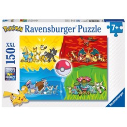 Puzzle XXL - Pokémon - Druhy Pokémonů (150 dílků)