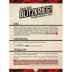 Blitzkrieg! - Tištěná pravidla pro solo hru