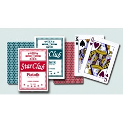 Poker karty Star Club - červené