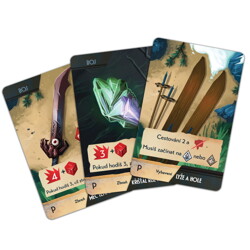 Spící bohové: Pod neznámým nebem - 3 karty dobrodružství (promo)