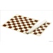 Šachovnice rolovací, hnědá - 50 mm, PVC