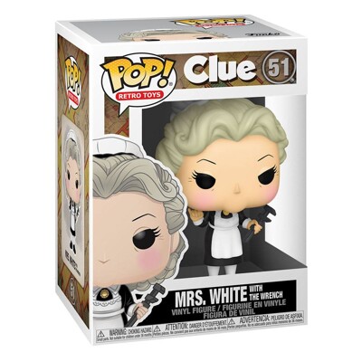 Funko POP: Clue - Mrs. White with Wrench