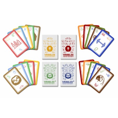Imaglee - Fantastické karty: sada #5 (zelená, modrá, žlutá a červená krabička)