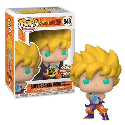 Funko POP: Dragon Ball Z - Super Saiyan Goku with Kamehameha (exclusive special edition GITD)