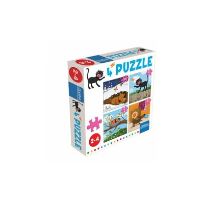 4 puzzle - kočka