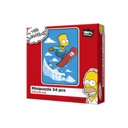 Puzzle The Simpsons - Bart na snowboardu