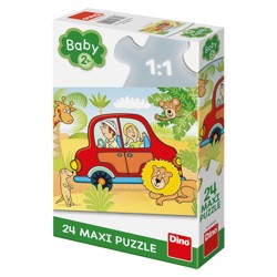 Puzzle Maxi - Safari (24 dílků)