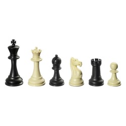 Šachové figury Staunton č. 6 - Nerva, plastové se závažím
