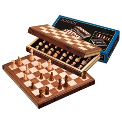Šachy dřevěné - skládací, 32 mm