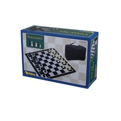 Šachové figury Staunton č. 6 - plastové se závažím + rolovací šahovnice...