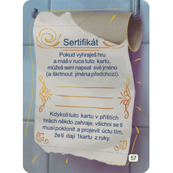 U mě dobrý - Sertifikát (promo karta)